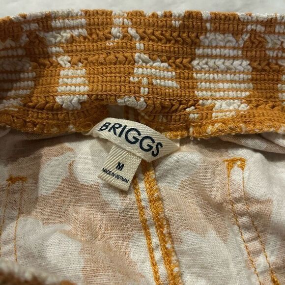 Briggs ladies linen blend pull on shorts size M - Picture 3 of 7